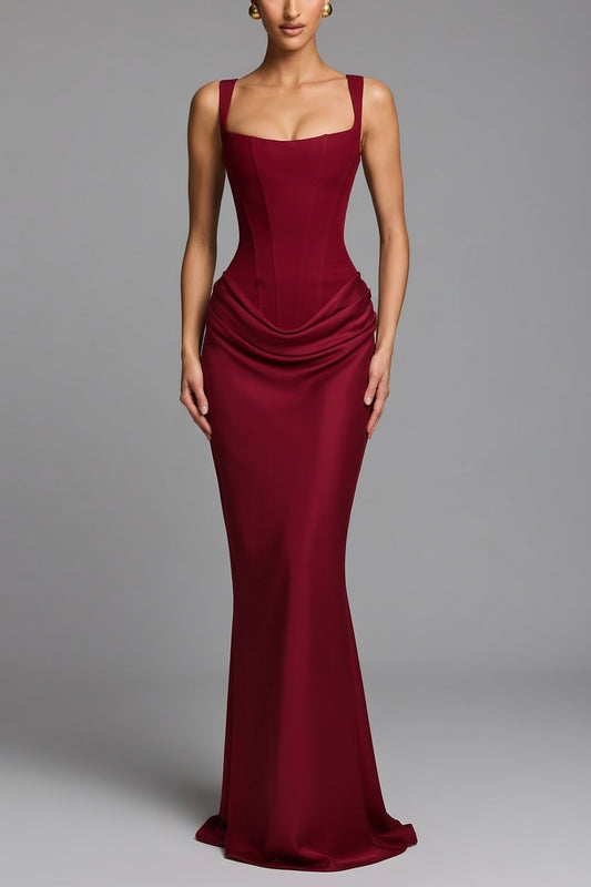 Square Neck Maxi Dress